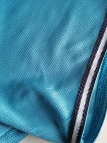 Atonmore Men's Size 11 Blue Baseball Jacket, Casual Sports Sweatshirt With Button And Embroidery, Suitable For Training And Competition - Blue - View 4
