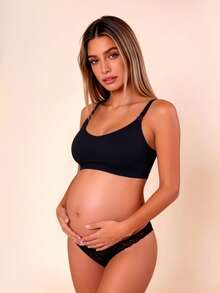 Hart & Haze 4pcs Maternity & Nursing Sexy Front Clip Bras, Comfortable Breastfeeding Lingerie - Multicolor - View 5