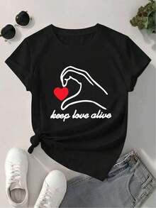 Women T-Shirts - Black - View 2