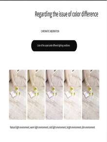 1pc Ocean Series Running Carpet, Featuring Seashell Pattern, Spring/Summer Ocean Themed Carpet, Displaying Blue And White Beach Design, Suitable For Bedroom Use - Multicolor - View 7