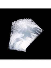 Túi đựng tài liệu Laser Star Print A6/A7 6 vòng, kiểu dáng tối giản, bằng nhựa PVC trong suốt bóng, có khóa kéo, thích hợp đựng album ảnh, thẻ, sổ tay, đồ dùng học tập và văn phòng phẩm. - nhiều màu - Xem 14