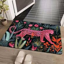 豹纹地毯，区域地毯，客厅地毯，卧室地毯，门垫，入口垫，浴室垫，厨房垫，丛林豹纹地毯 - 高級款 - 查看 3