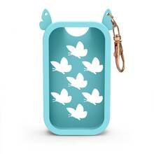 1pc Silicone Hand Sanitizer Spray Protective Case, Portable Keychain Silicone Protective Cover, Compatible With 1oz/30ml - View 7