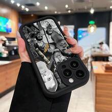 Criminales y dinero en efectivo, oro blanco y negro.funda de teléfono Fundas compatibles con ,Apple,VIVO,OPPO,,, y Honor.Fabricadas en silicona TPU,ofrecen protección contra golpes y caídas. - Negro - Ver 2