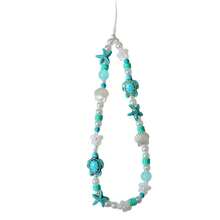 Summer Ocean Life Style Starfish, Sea Turtle, Faux Pearl, Seashell, Flower Beaded Soft Clay Chain Phone Lanyard, Travel Holiday Accessory Pendant - Multicolor - View 5
