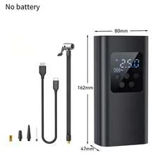 120W Digital Tire Inflator Pump, 150 PSI Portable Air Compressor For Car & Motorcycle, With LED Light - Black - View 9