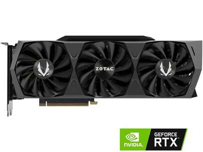 Refurbished - ZOTAC GAMING GeForce RTX 3080 Trinity OC 10GB GDDR6X 320-Bit 19 Gbps PCIE 4.0 Gaming Graphics Card, IceStorm 2.0 Advanced Cooling, SPECTRA 2.0 RGB Lighting, ZT-A30800J-10P