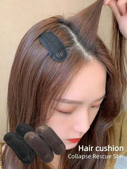 2/4pcs Invisible Hair Pads, Women Fluffy Bun Maker, Breathable Bangs Clip Hair Volume Booster, Hair Curlers, No Heat Hair Curlers, Hair Curling Wand, Salon Hairdressing Supplies And Accessories, Essential For Back To School, Travel, Holiday, Women Hair Accessories, Hair Curlers, Hair Curling Brush, Hair Curling Wand, Hair Curling Products, Hair Curlers, Hair Curlers, Hair Curling Wand, Hair Curling Products, Hair Curlers