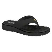 Modare Women's Orthopedic Nubuck Flip-Flop, Ultra Comfort, Soft Heel Spur Sandal, Original 7222.101 - 黑色 - 查看 1