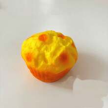 Soft & Slow Rising Simulated Bread & Cheese Squishy Stress Relief Toy - Multicolor - View 12