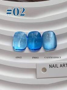 Mec 12ml Spring Summer Glass Nail Sheer Gel Nail Polish, 9 Colors Transparent Jelly Gel, Vibrant Rainbow Pink Blue Green Yellow Purple Tones, Glossy Glass Finish, Soak Off UV/LED Curable Long-Lasting For Beach, Festival & Daily Manicure - Multicolor - View 15
