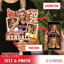 1pc/3pcs/6pcs Personalized Face Fan With Wooden Handle Custom Photo Head Fan Cheerleading 2026 Graduation  Birthday Party Favors Creative Celebration Prop - Color 1 - View 2