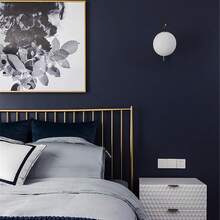 1 Pc Navy Blue Matte Self-Adhesive Wallpaper, Waterproof And Wear-Resistant Removable Sticker,Wallpaper Peel And Stick, Suitable For Bedroom Living Room Kitchen Bathroom Dorm, Dining Room, Home Decor, Wall Art, Contact Paper, Drawer Liner, Furniture Renovation, Easy To Install, Party Decoration, Desktop Stickers, Spring Decoration, Vinyl Wallpaper Roll - Matte Deep Blue 1PC - View 14