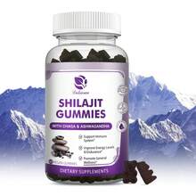 LUKAREE Shilajit Supplement Gummies With Black Seed Oil, Extra Strength Himalayan Resin Pure 13-In-1 Complex Chewables - For Energy, Cognitive & Immunity Support* - Shilajit For Men & Women - 1 Pack(60Pcs) - 查看 2