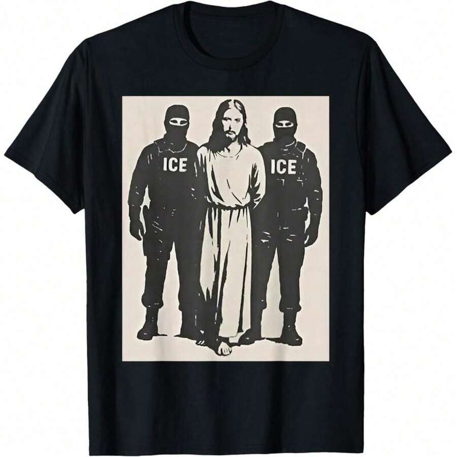 Ice Jesus T-Shirt OHOM - 黑色 - 查看 1