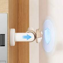 1pc New Creative Cute Cartoon Door Knob Protector, Anti-Collision Pad, Bedroom Door Back Collision Pad, Window Handle Anti-Collision, Door Back Cushion, Wall Protection - Multicolor - View 7