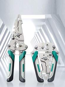 1个不锈钢折叠式剥线钳，电工专用多功能剥线钳，集绕线、剪线、剥线于一体 - 多色 - 查看 4