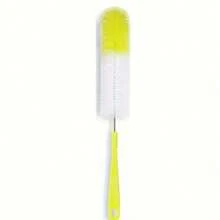 1-Long Cleaning Brush, Used Cleaning Narrow-Neck Beer Bottles/Wine Bottles/ Cups, Brewing Bottles - Blue - View 4