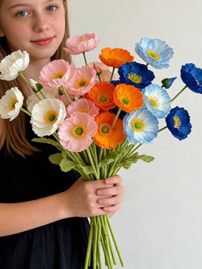 1 bông hoa giả Yu Meiren 58cm/22in, hoa lụa nhân tạo cực kỳ giống thật, dùng để trang trí đám cưới, trang trí nhà cửa và văn phòng, quà tặng cho phụ nữ, tự tay cắm hoa.