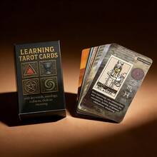 Premium Learning Tarot Cards Set Perfect For New Tarot Readers & Spiritual Practice - Black - View 6