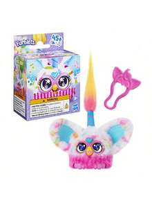 Furby Furblets Bub-Lee 迷你朋友，45+种声音和音乐，只会说 Furbish 语，电子毛绒玩具，粉色和白色，返校礼物，适合6岁以上儿童 - 彩色 - 查看 31