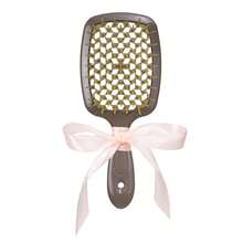 Bows Grid Comb With Loose Hair Design, Hollowed-Out Structure, Ergonomic Handle, Anti-Static, Reduces Hair Breakage, Easy To Clean, Suitable For All Hair Types, Curly Hair, Straight Hair, Loose Hair, Oily Hair. Travel Equipment, Hair Care Tools, Hair Styling Products, Multi-Functional Hair Brush, Suitable For Hair Salons, Barber Shops, And Home Use - Multicolor - View 8