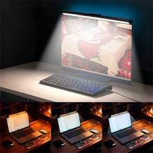 1pc LED Screen Light Bar, Eye-Care USB Reading Mnitor Lamp, Adjustable Brightness & Color Temperature, USB Monitor Light Bar, USB Computer Monitor Light, 3 Color Temperature Dimmable Desk Light For Home Office Gaming - USB Style - View 7