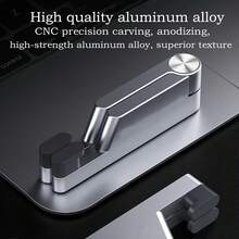 Giá đỡ điện thoại phẳng hình chữ V có thể gập lại, giá đỡ máy tính bảng và điện thoại thông minh để bàn nhỏ gọn, di động bằng hợp kim nhôm. - Khung đỡ hình chữ V bằng hợp kim nhôm, màu cam - Xem 6
