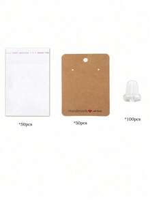 100/200pcs Earring & Necklace Organizer Display Stand Set - Multicolor - View 15