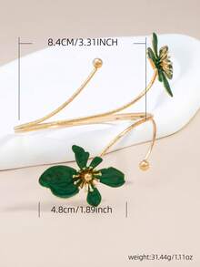 Một chiếc nhẫn hình hoa hai đầu bằng men mài bóng, kiểu dáng hở ngón tay, mang vẻ thanh lịch cổ điển, thích hợp cho những kỳ nghỉ ở bãi biển. - Nhiều màu - Xem 9