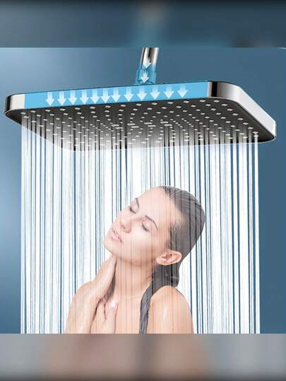 رأس دش لزيادة الضغط للاستخدام المنزلي، مثالي للحمامات والفنادق. للاستخدام في الاستحمام فقط.