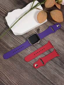 10条/套 运动硅胶表带，兼容表带40mm 38mm 41mm 44mm 45mm 46mm 42mm 49mm S/M码 男女通用，柔软防水腕带，可替换运动表带，兼容 Ultra SE 11 10 9 8 7 6 5 4 3 2 1系列，可作为学生返校礼物 - 彩色 - 查看 4