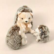 BLUESLEMON Cute Plush Hedgehog Doll, Realistic Soft Stuffed Animal Doll, Birthday Gift, Home Decor, Christmas Gift, Happy New Year - Multicolor - View 11