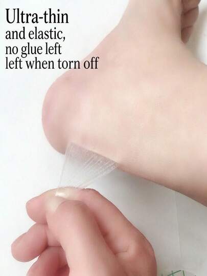 30pcs Invisible Moisturizing Heel Pads - Breathable Cushioning Pads, Suitable For Dry And Cracked Heels, Moisturizing And Repairing, Soft PVC Material, No Glue Required, Ideal For Holiday Gifts And Party Favors