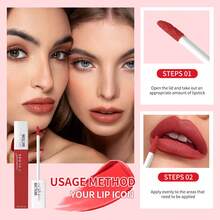 12-Piece/Set Lipstick Kit - 12 Shades Of Matte Lip Color, 24-Hour Long-Lasting, Plump & Full, Perfect Holiday Gift For Women - Bộ 12 son bóng - Xem 7