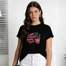 Women T-Shirts - Black - View 4