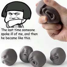 Soft, Fun And Exayggerated Face Squeezing Soft Toy With,Realistic And Surprising Shape It Can Be Freely Squeezed And Stretched,And Has A Slowly Rebounding Texture. For Anxiety Relief,Birthday,Christmas,Easter, Office, And Easter Egg Fillings(Random Packaging Bag) - Multicolor - View 6