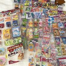 1/30pcs Cartoon Snack Laser Transparent DIY Art Stickers, Graffiti Pattern Ultra-Thin Self-Adhesive Sliding Stickers - Multicolor - View 6
