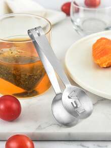 1pc Stainless Steel Tea Bag Clips, Mini Tea Bag Squeezing Pliers, Multi Functional Tea Filter Clip, Clip Type Filter Spoon, Tea Clip, Ice Cube Clip, Lemon Clip, Kitchen Food Clip,Used To Clip Ice Cubes, Sugar Cubes, Tea Leaves, Tea Bags,Lemon Slices - Multicolor - View 8