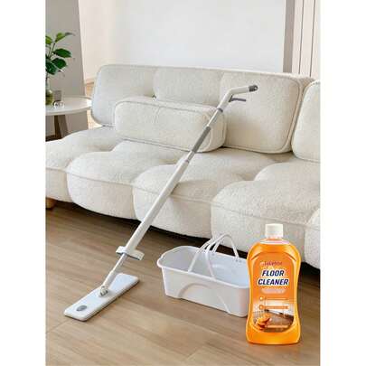 Jakehoe 500ML Household Floor Cleaner, Suitable For Wooden, Marble, Tile Floors, Strong Stain Removal, Brightening, Polishing Cleaner, Restores Floor Luster, Actual Color May Differ Slightly From Image, Does Not Affect Usage, Thank You For Your Understanding.
