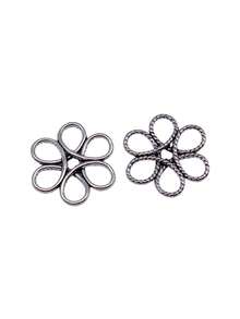 10pcs 25x23mm Hollow Flower Pattern Charms Pendant For DIY Jewelry Making Necklace Keychain Phone Chain Bracelet Making Accessories Handmade Craft Making Findings - Openwork Flower Petals - View 10