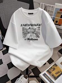 Women T-Shirt Print Earthshaker Vintage Style Pinball T Shirt Jersey Retro 80s Arcade Mall Core Games And Guy Girl Flipper Skill - 白色 - 查看 2