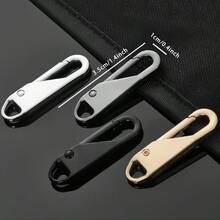 4/10/20pcs Multi-Functional Zipper Pulls Replacement - Suitable For Luggage, Jackets - Easy To Install, Zipper Heads, Zipper Accessories, Replacement, Repair, Detachable, Metal, Bags, Clothing, Backpacks, Universal, Durable - 3.81cm X 1.27cm - 4 Color Options - Multicolor - View 12