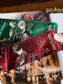 Bộ đánh dấu trang dạng ảnh raster thuộc series Harry Potter Wizarding Dynasty – Hiệu ứng thấu kính 3D với hình minh họa các nhân vật biểu tượng, chất liệu giấy cao cấp. - Nhiều màu - Xem 3