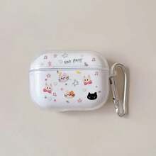 Cat Ear Design Protective Case Compatible With Apple , Scratch-Resistant And Anti-Drop Cover - Clear - View 10