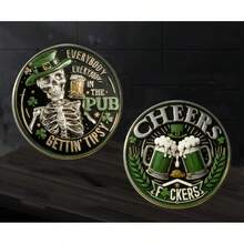2026 New Arrival Hot-Selling Metal Coin, Overseas Trade Commemorative Medal Printable Customizable Wholesale 4cm Metal Coin, Commemorative Medal, Reward Commemorative Coin, Gift - Multicolor - View 6