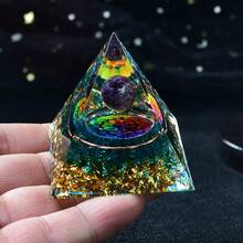 CUPIDCRYSTAL 1件 能量紫水晶金字塔，埃及荷鲁斯之眼，护身符，装饰品，收藏品，带来正能量，缓解压力，疗愈身心，冥想并招财进宝 - 金字塔 - 查看 10