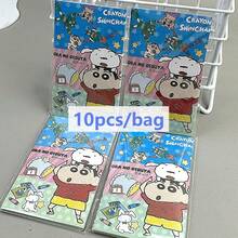 CRAYON SHINCHAN 10 miếng dán niêm phong dễ thương, chất lượng cao, đáng yêu để trang trí , sổ lưu niệm, sổ tay, hành lý, ván trượt, đàn guitar DIY. - Nhiều màu - Xem 12