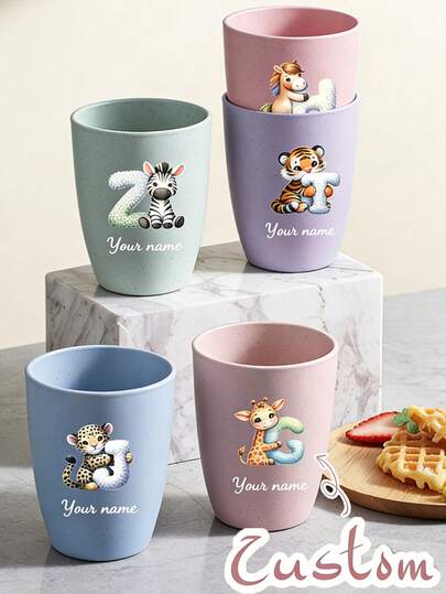 1 Chiếc cốc nước chất lượng cao có thể tùy chỉnh, họa tiết thỏ và chữ cái siêu ngộ nghĩnh, cốc đựng bàn chải đánh răng sáng tạo, cốc súc miệng cho ký túc xá, cốc nước đơn giản, tiện dụng cho các cặp đôi, cốc rửa và đánh răng dày dặn, thích hợp làm quà tặng cho bạn bè hoặc người yêu.