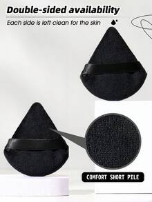 37件套化妆工具套装，包含：20支化妆刷套装+4个三角粉扑+4个化妆海绵+1个化妆刷清洁工具+4个迷你气垫粉扑+4个迷你化妆海绵，一应俱全，新手友好 | 方便携带，送礼佳品 | 新手/女性的完美之选 - 彩色 - 查看 7